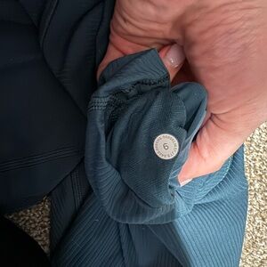 Blue/green ribbed lululemon matching set